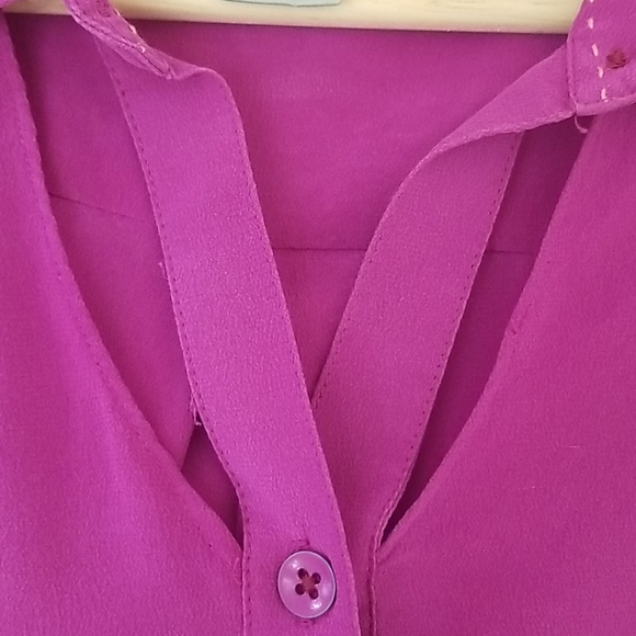 Anthropologie Maeve Mairead Silk Blouse XSP - Picture 3 of 6